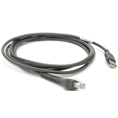 ZEBRA CABLE DATA SCANNER USB 2M STR