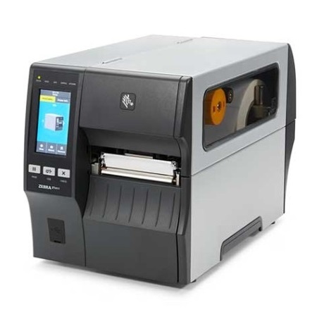 Zebra ZT411 Thermal Transfer 4" Tabletop Printer, 203DPI, UK/AU/JP/EU Cords, Serial, USB, 10/100 Ethernet, Bluetooth 4.1/MFi, USB Host, EZPL